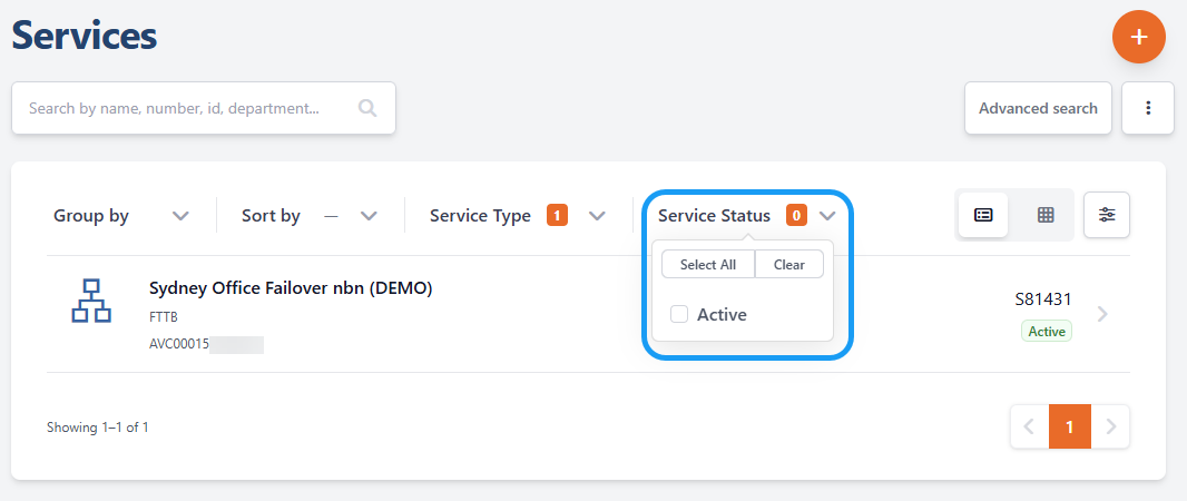 Services - Filter by Service Status.png